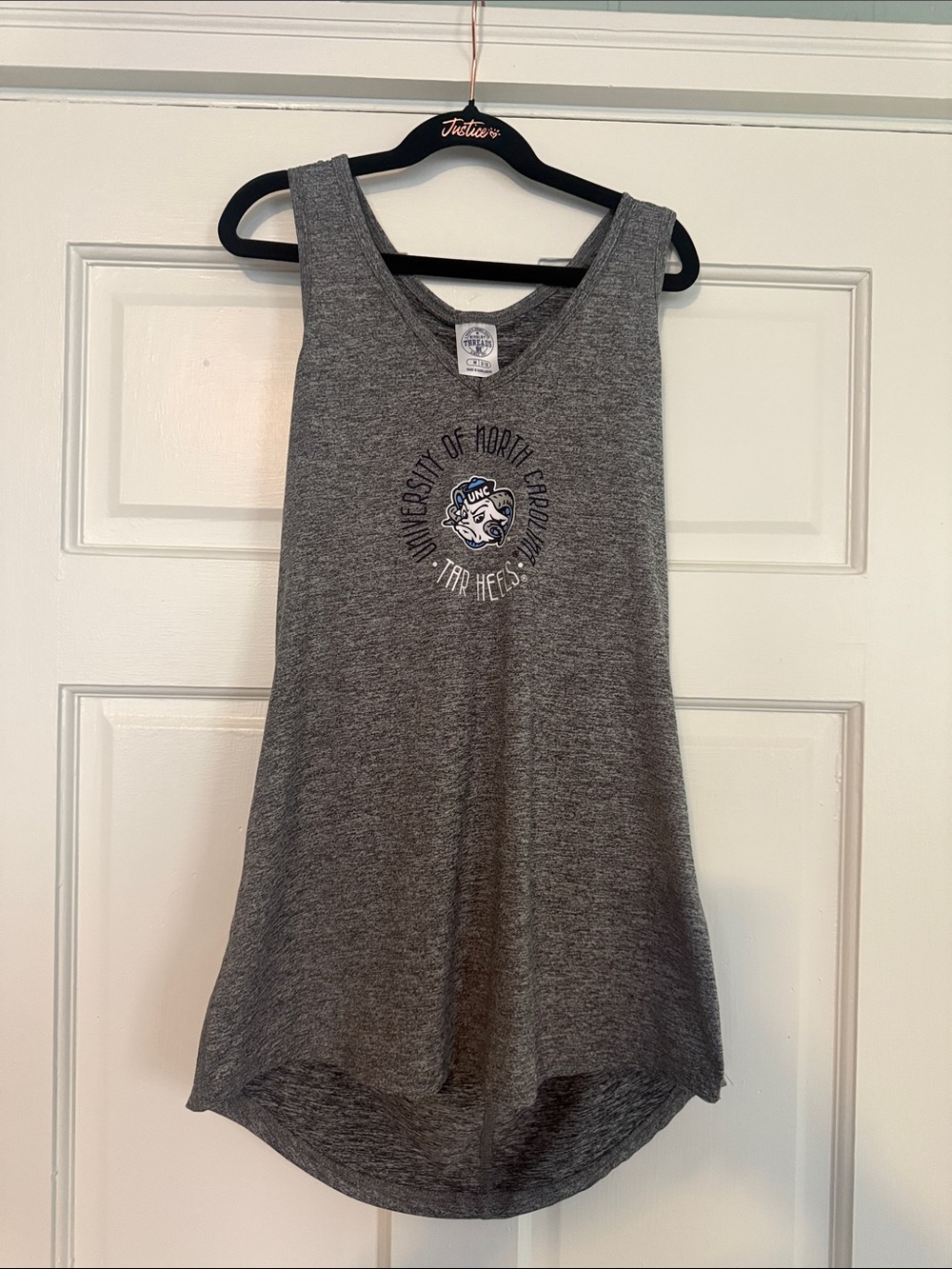Rivalry Threads Gray UNC Tar Heels Racerback Tank